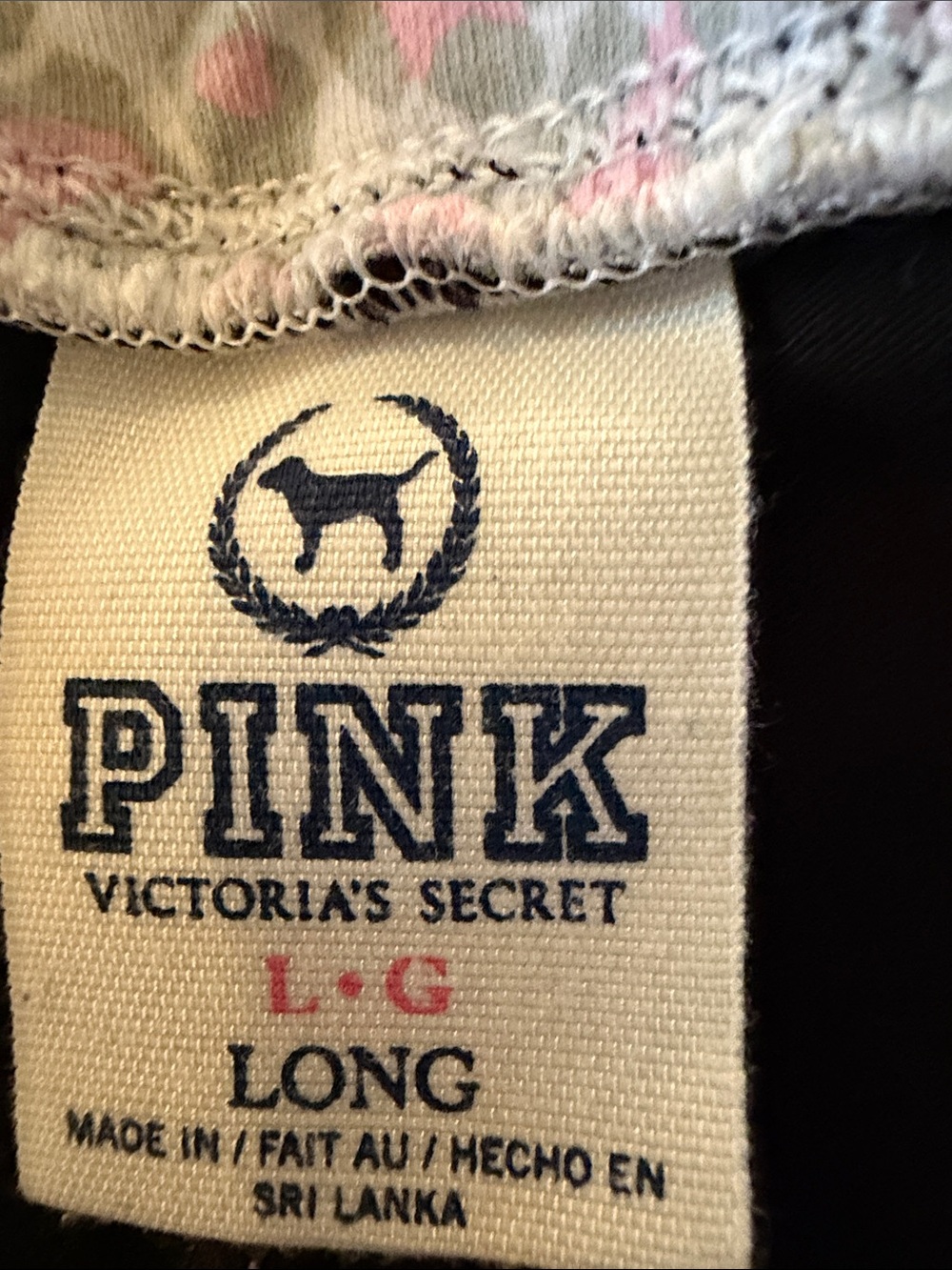 Victorias Secret Pink Sequined Yoga Pants. Large Long - Picture 5 of 6